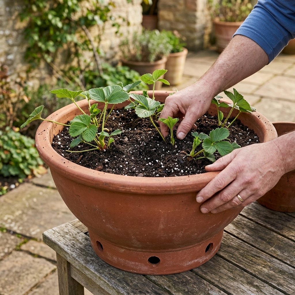 Container dimensions and planting layout for